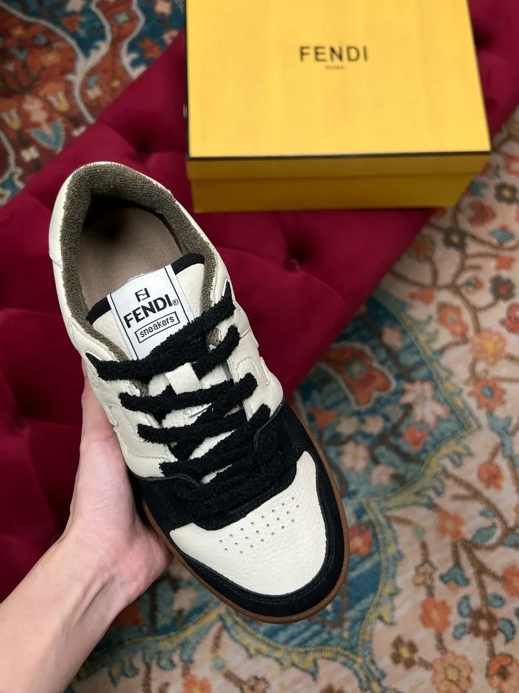 Fendi Match Low Tops In Black 8E8252AHH2F1FZB