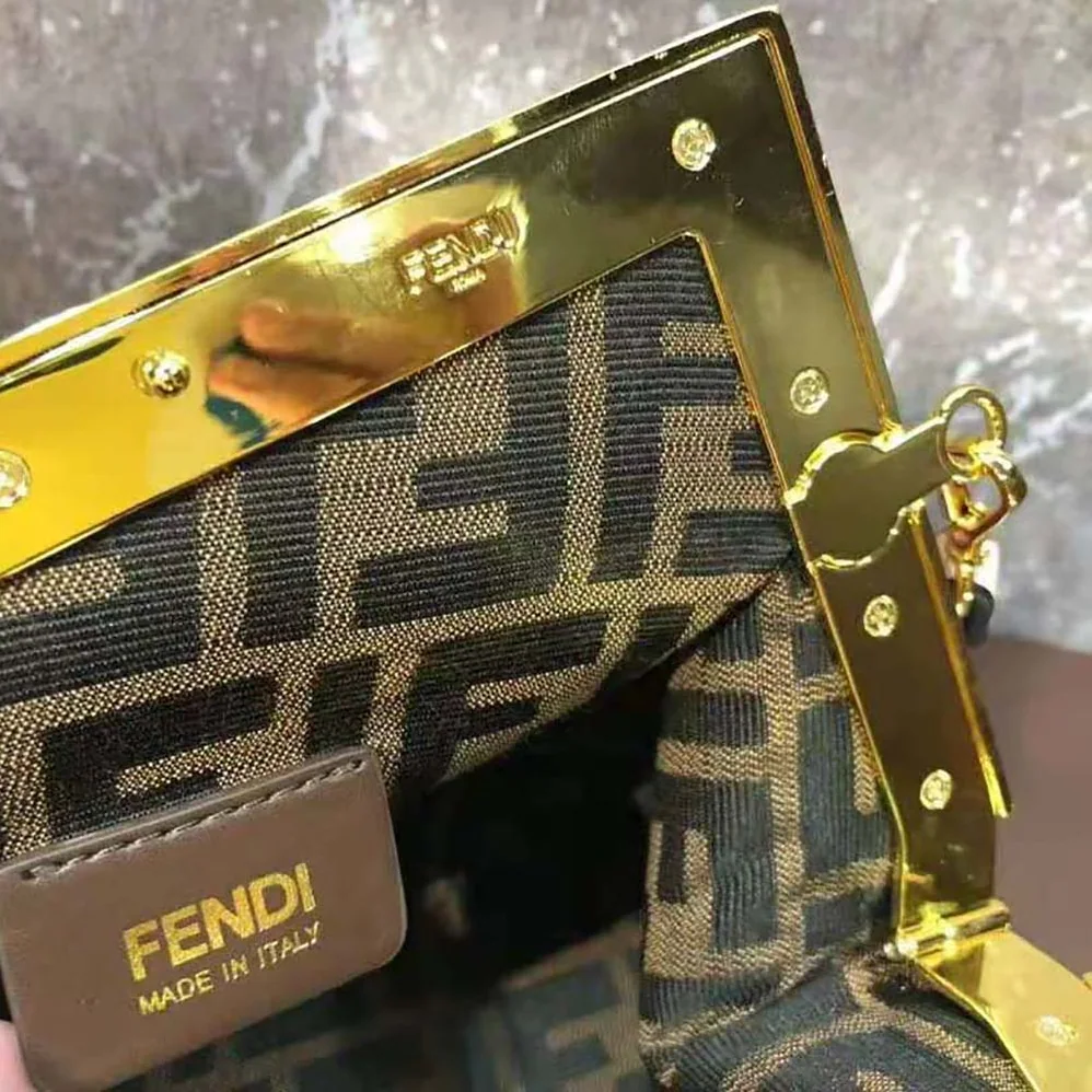 Fendi First Small Pink Sequinned Bag for Women Fendi First Small Pink Sequinned Bag for Women