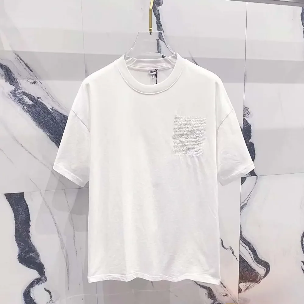Loewe Relaxed Fit T-shirt in Cotton for Men in White Loewe Relaxed Fit T-shirt in Cotton for Men in White
