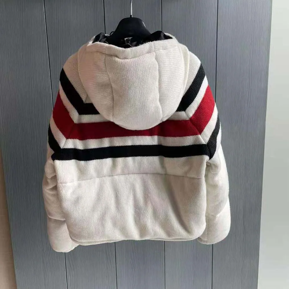 Prada Sporty Soul Cashmere Down Jacket for Women in White