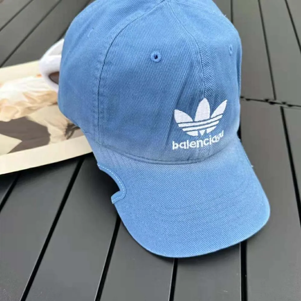Balenciaga Balenciaga for Unisex in Adidas Cap in Blue Balenciaga Balenciaga for Unisex in Adidas Cap in Blue