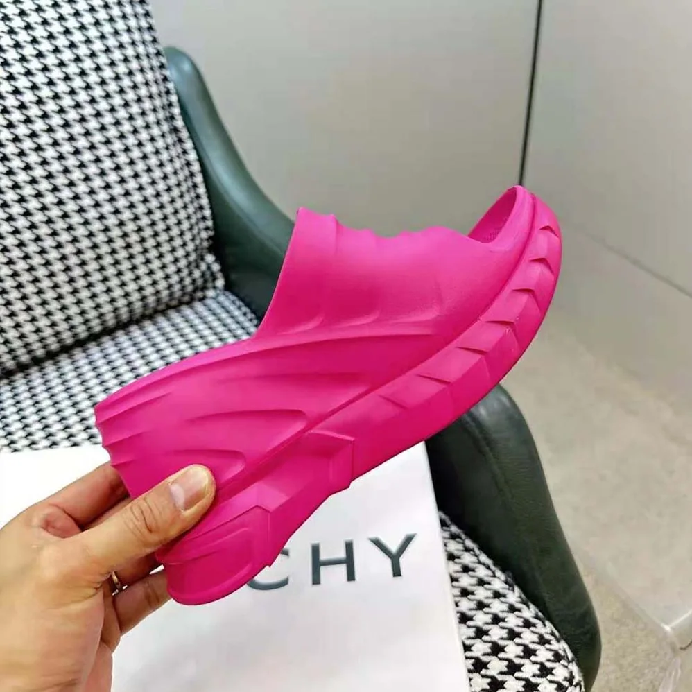 Givenchy Marshmallow Wedge Sandals in Rubber for Women in Pink