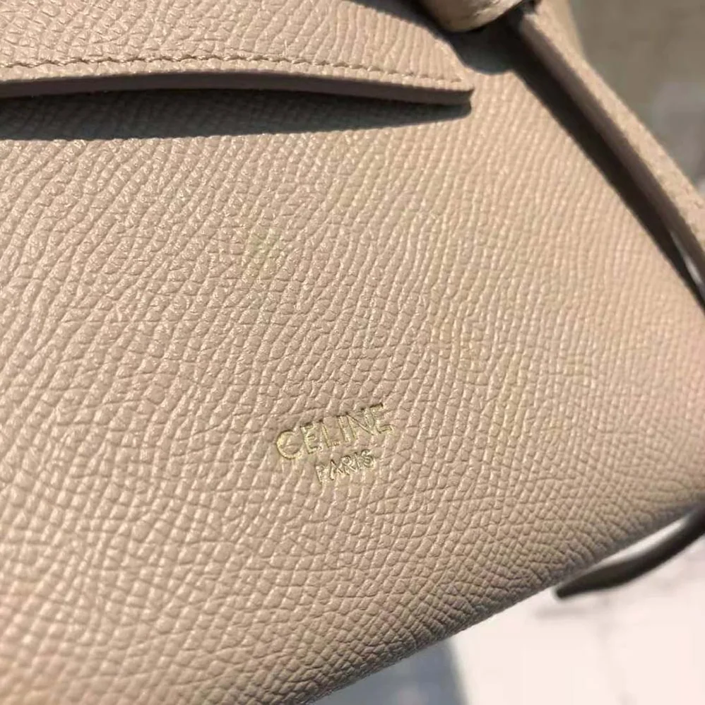 Celine Pico Belt Bag in Grained Calfskin for Women in Beige Celine Pico Belt Bag in Grained Calfskin for Women in Beige