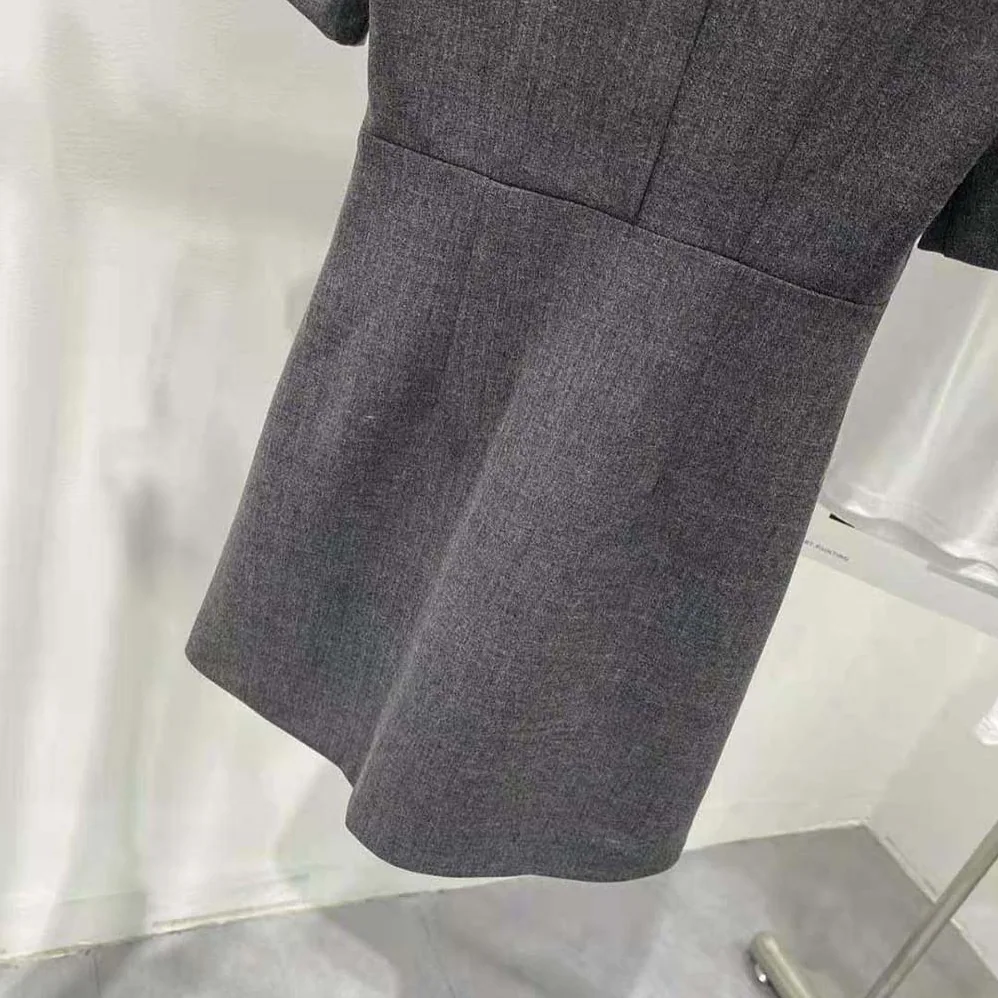 Prada Wool Mini-dress for Women in Gray Prada Wool Mini-dress for Women in Gray