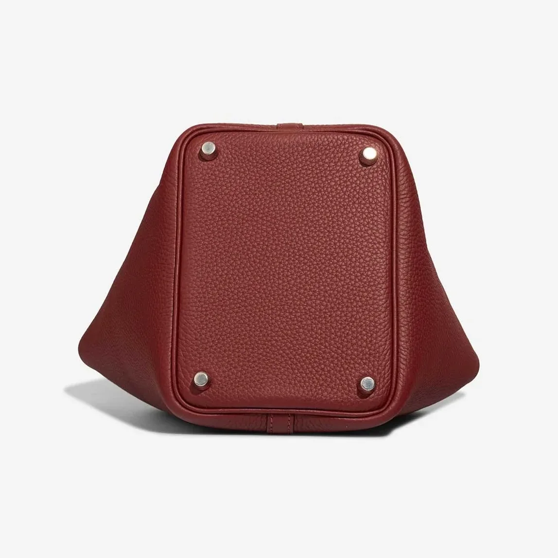 Hermès Picotin 18 Taurillon Clémence Rouge H Red Palladium Hardware /