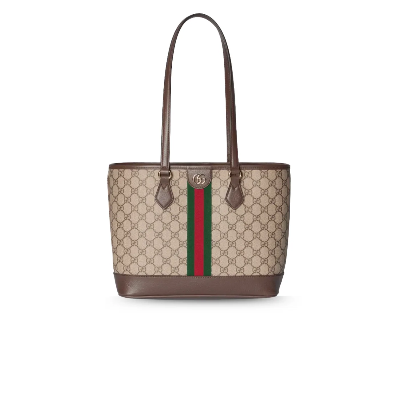 Gucci Ophidia Medium Tote Bag / Beige/ Dark Brown Gold Hardware Gucci Ophidia Medium Tote Bag / Beige/ Dark Brown Gold Hardware