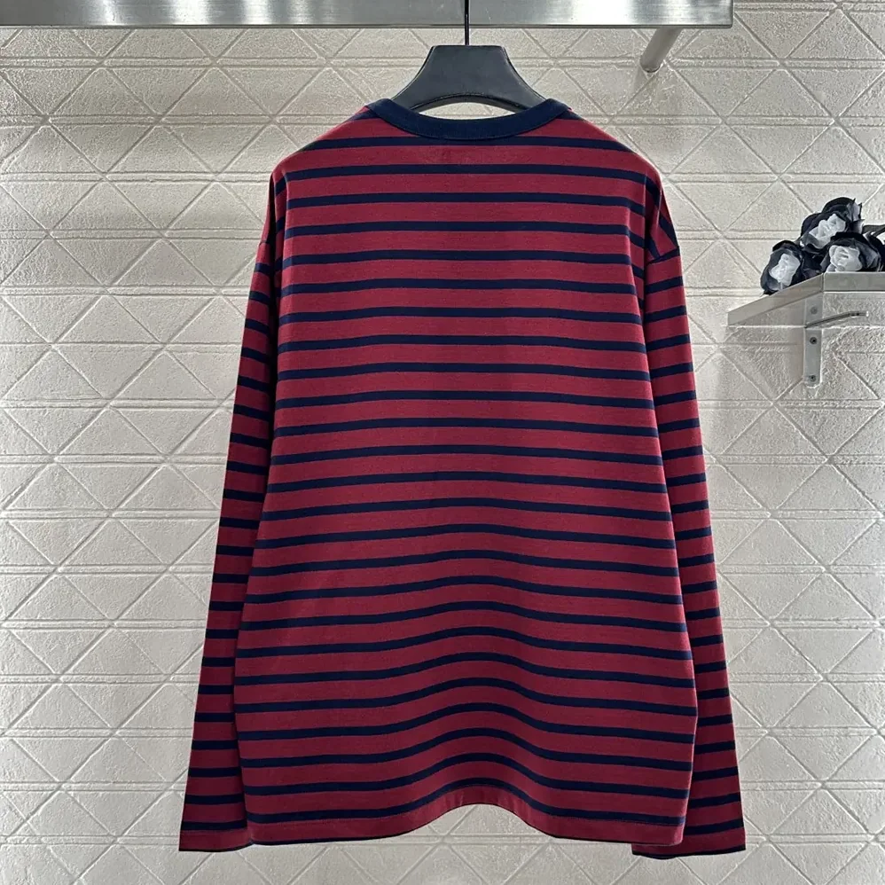 Prada Long-Sleeved Striped Jersey T for Women in Shirt Prada Long-Sleeved Striped Jersey T for Women in Shirt