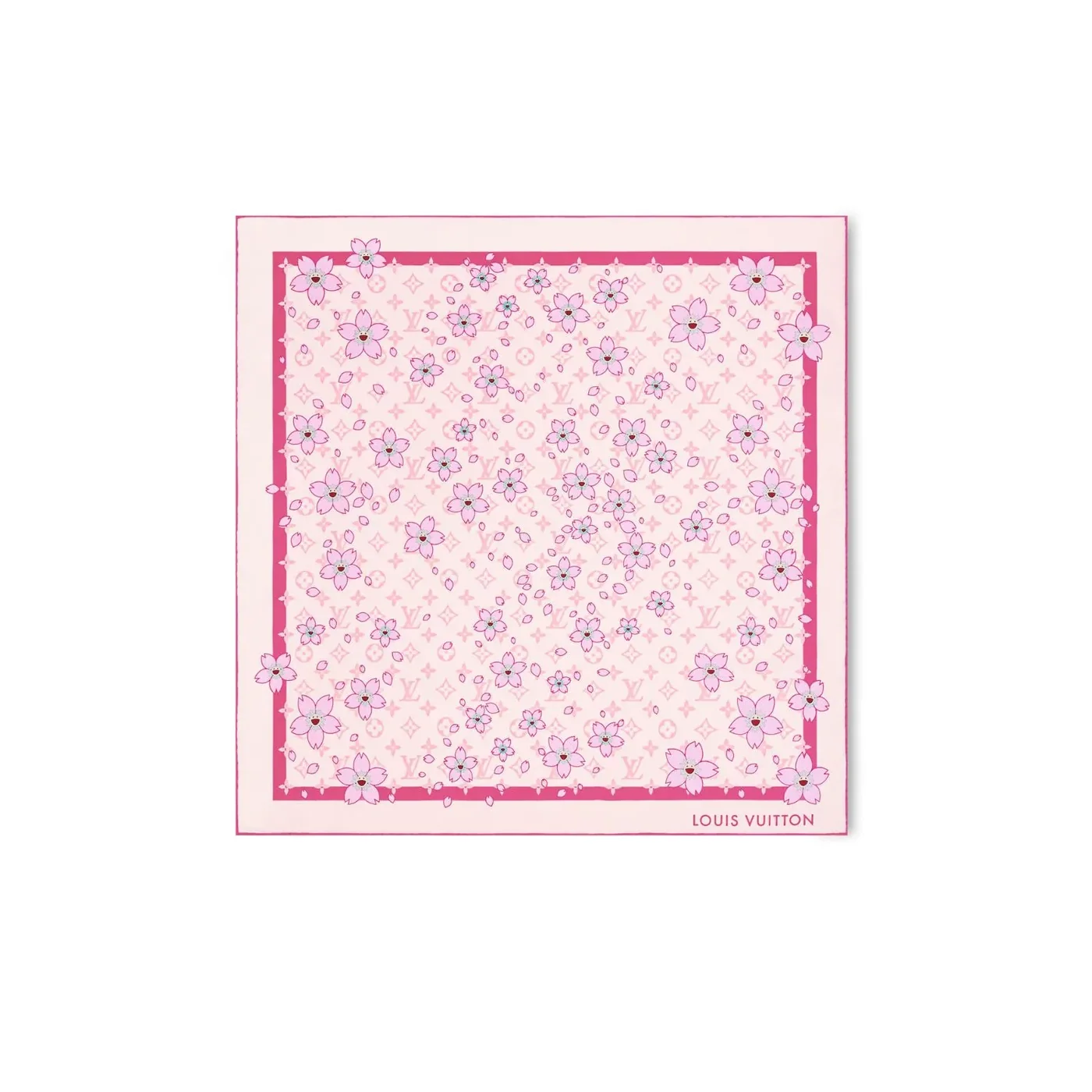 Louis Vuitton LV x TM Monogram Cherry Blossom Square Pink / Louis Vuitton LV x TM Monogram Cherry Blossom Square Pink /