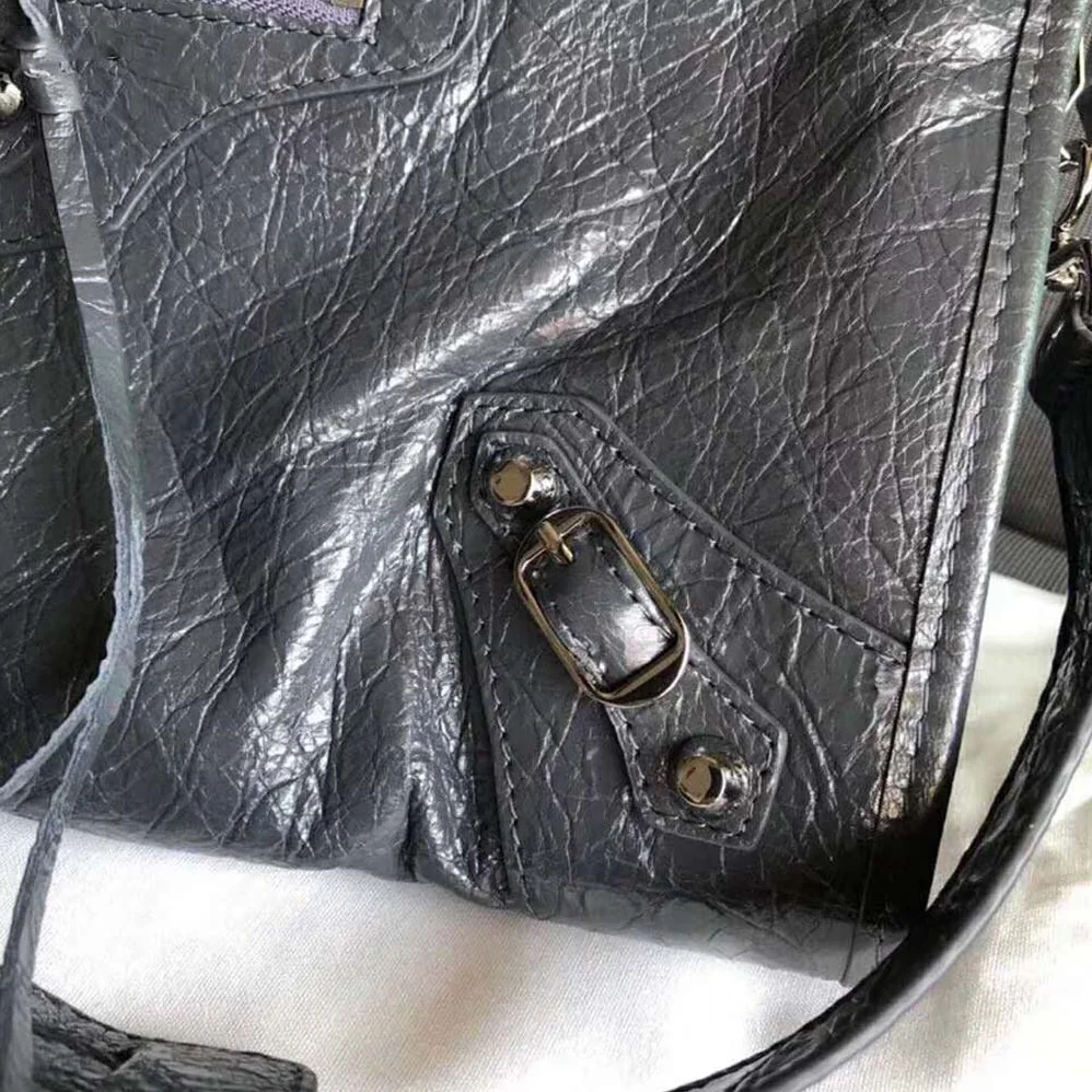Balenciaga Classic Silver City Medium Size Lambskin Bag for Women Balenciaga Classic Silver City Medium Size Lambskin Bag for Women