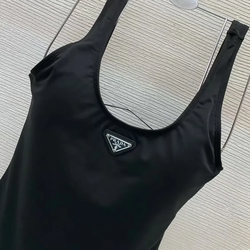 Prada Stretch Jersey Bodysuit for Women in Black Prada Stretch Jersey Bodysuit for Women in Black