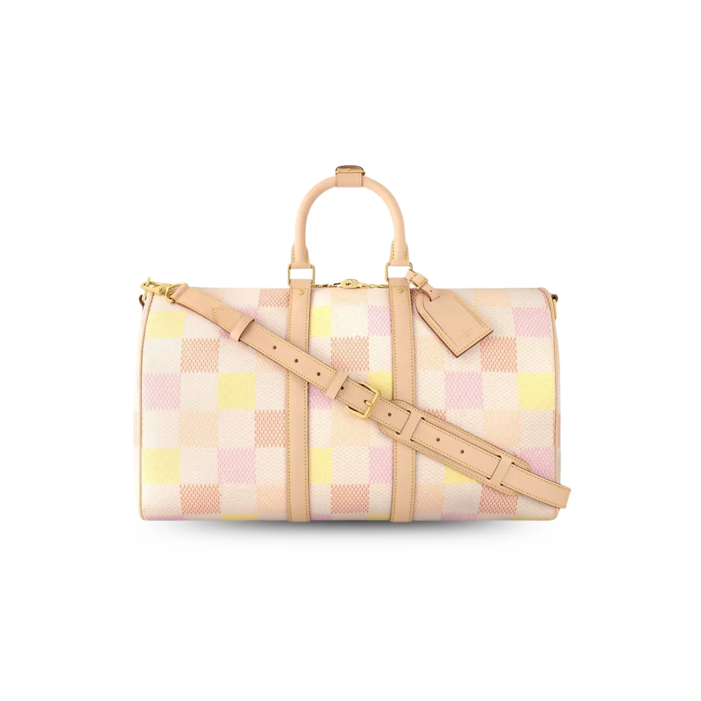 Louis Vuitton Keepall Bandouliere 45 Travel Bag in Multicolor Gold Hardware