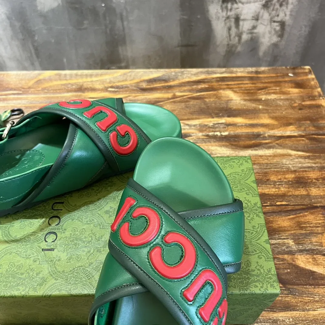 Gucci Sandal Green for Men