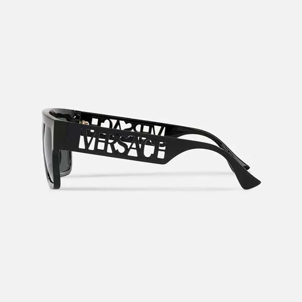 Versace 90s Vintage Logo Sunglasses for Women in Black Versace 90s Vintage Logo Sunglasses for Women in Black