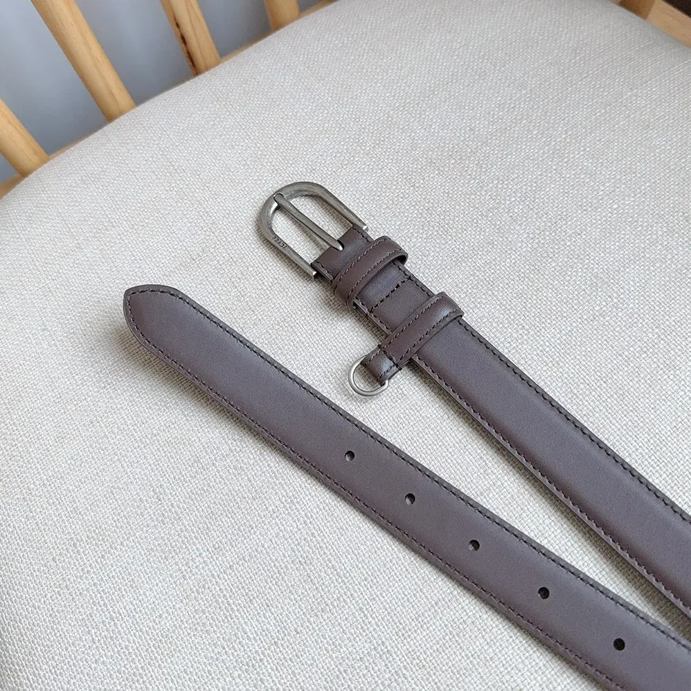 Prada Antiqued Leather Belt for Women