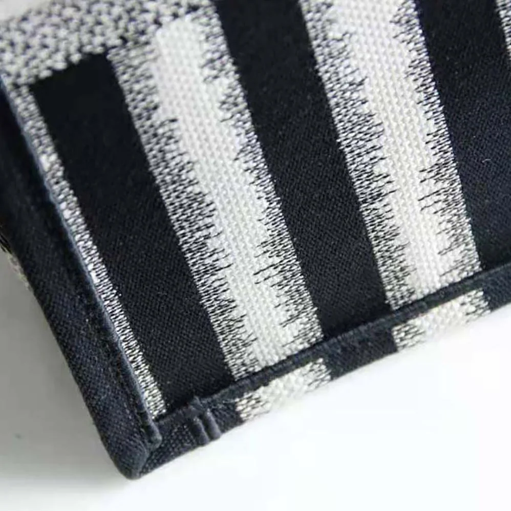 Dior Dior Book Tote Blue D for Women in Stripes Embroidery Dior Dior Book Tote Blue D for Women in Stripes Embroidery