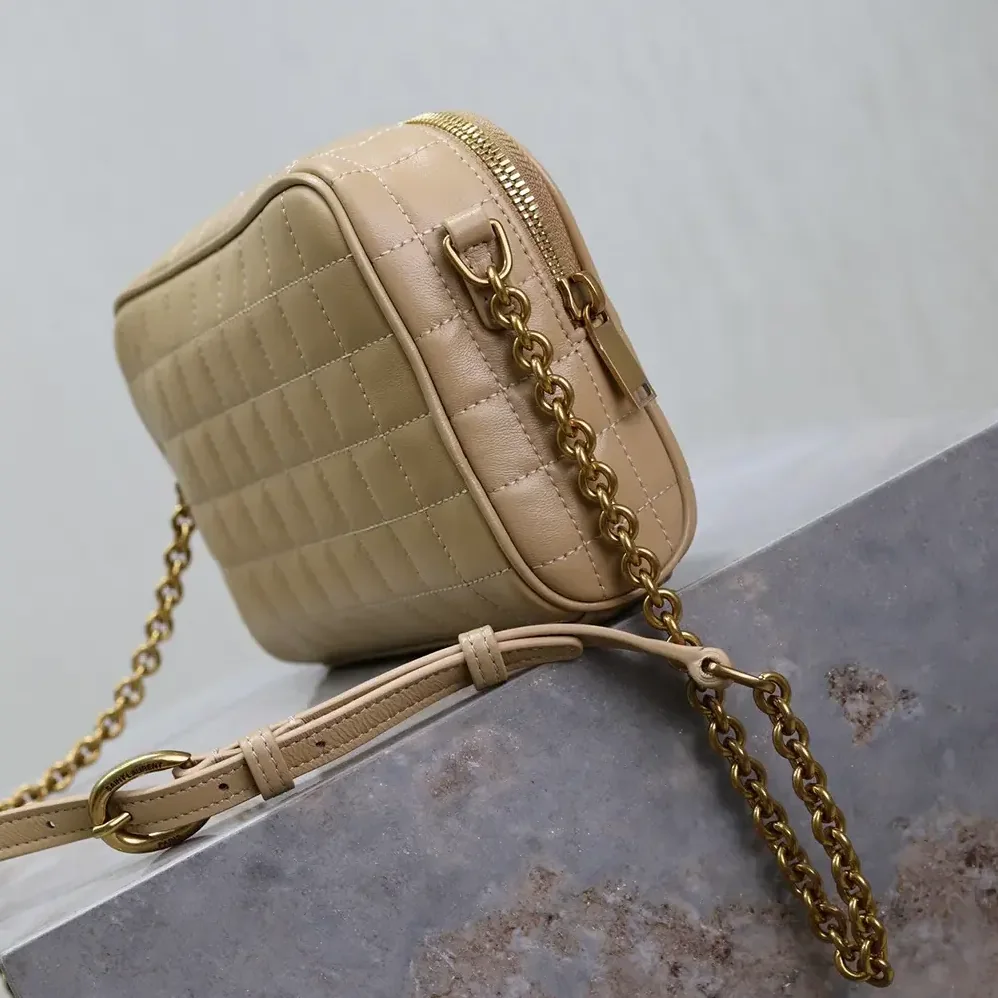 Saint Laurent YSL Cassandre Matelassé Carré Camera Bag in Lambskin for Women Saint Laurent YSL Cassandre Matelassé Carré Camera Bag in Lambskin for Women