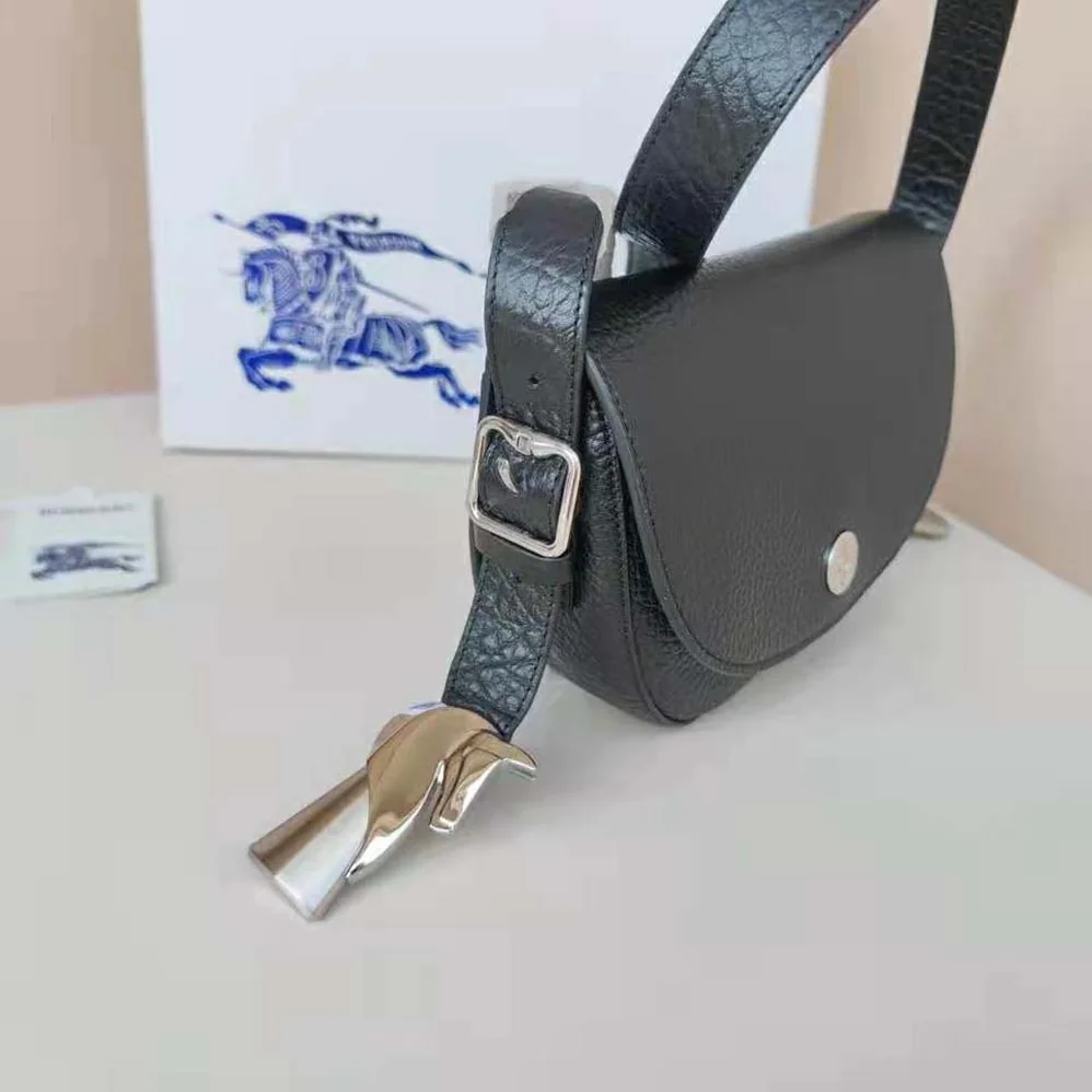 Burberry Chess Satchel for Women in Black