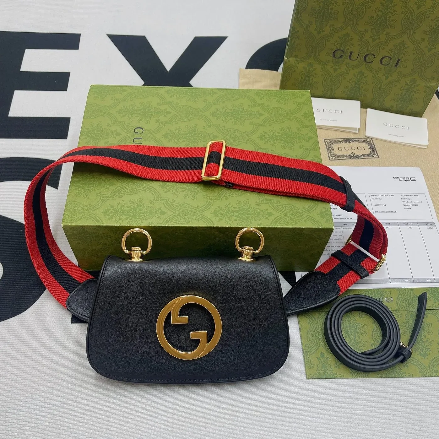 Gucci Blondie Mini Bag Black