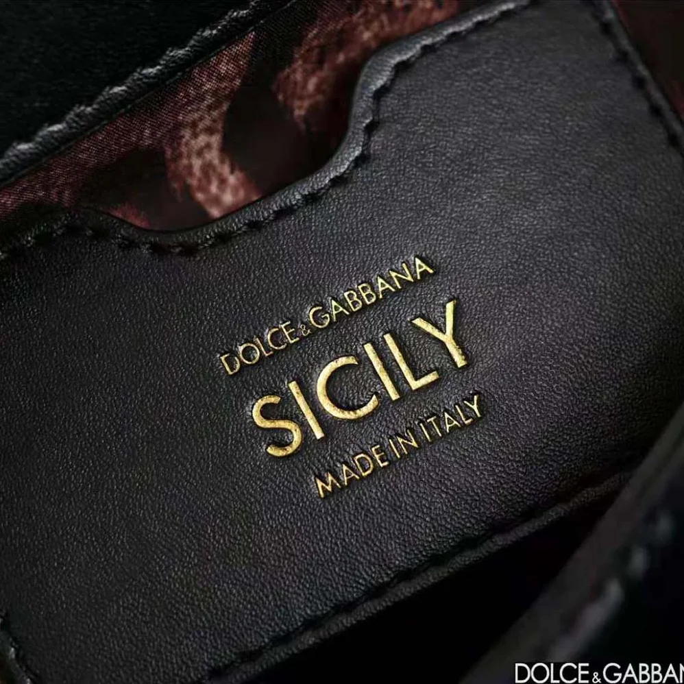 Dolce Gabbana D&G Medium Sicily Handbag for Women in Black