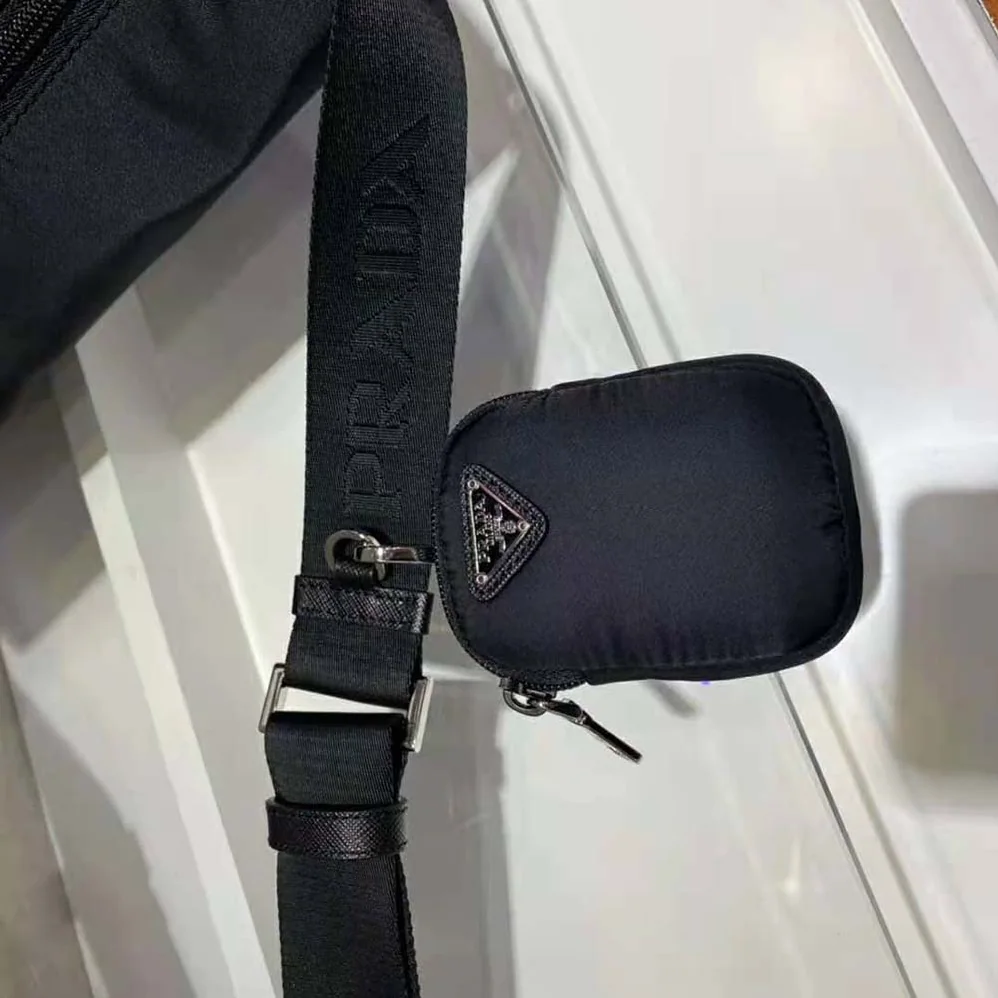 Prada Re-Nylon Shoulder Bag for Women in Black