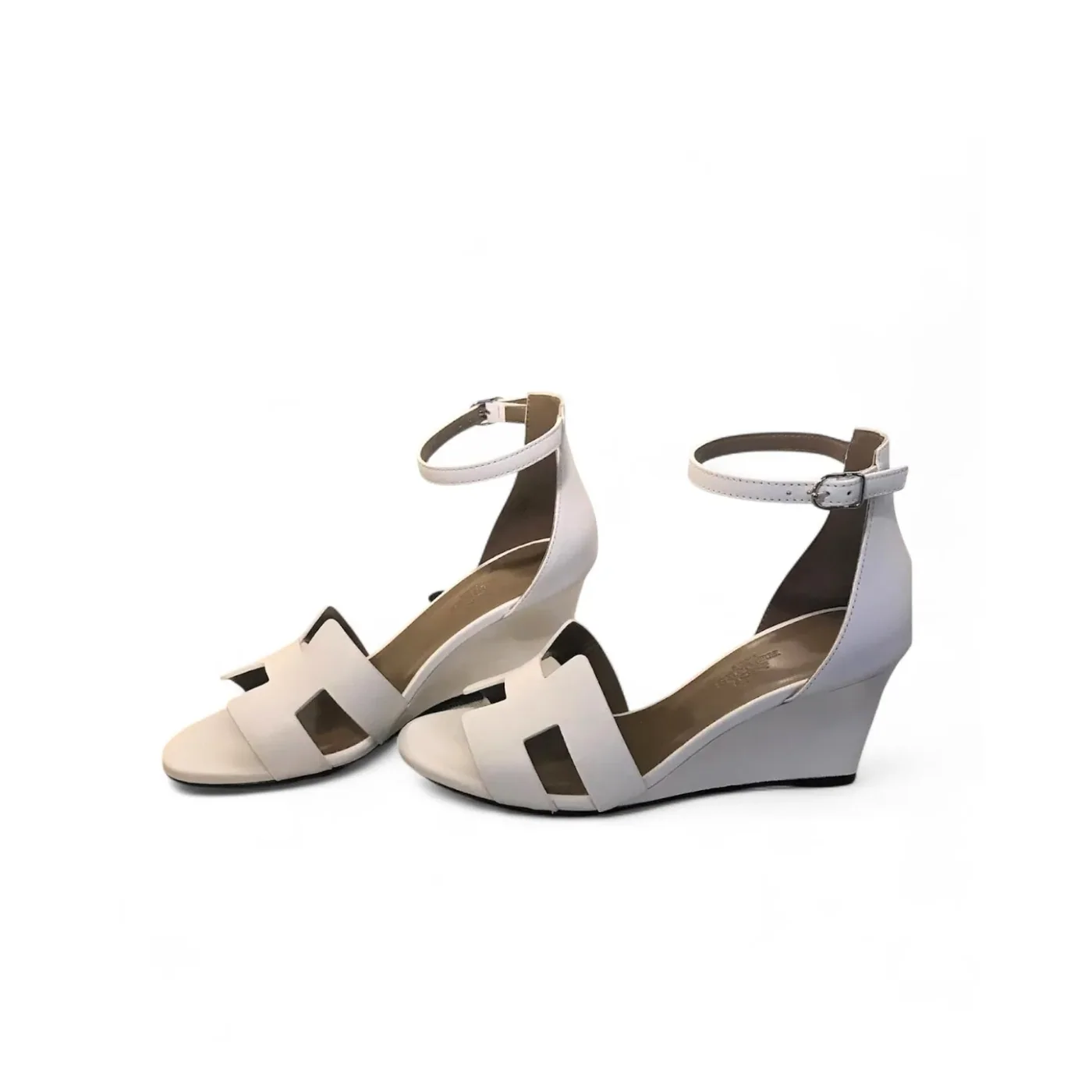 Hermes Legend Sandal White , Shoes for Women