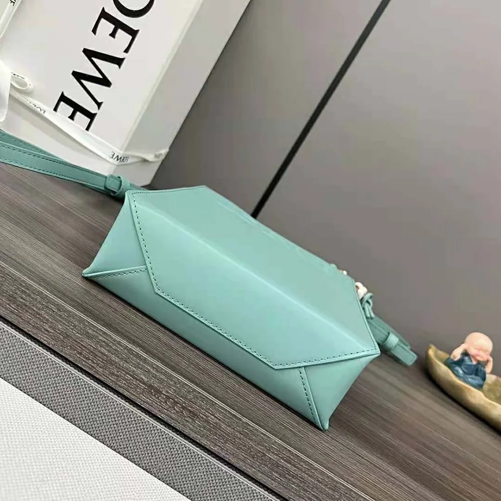 Loewe Standard A5 Tote in Sleek Calfskin for Women in Aqua