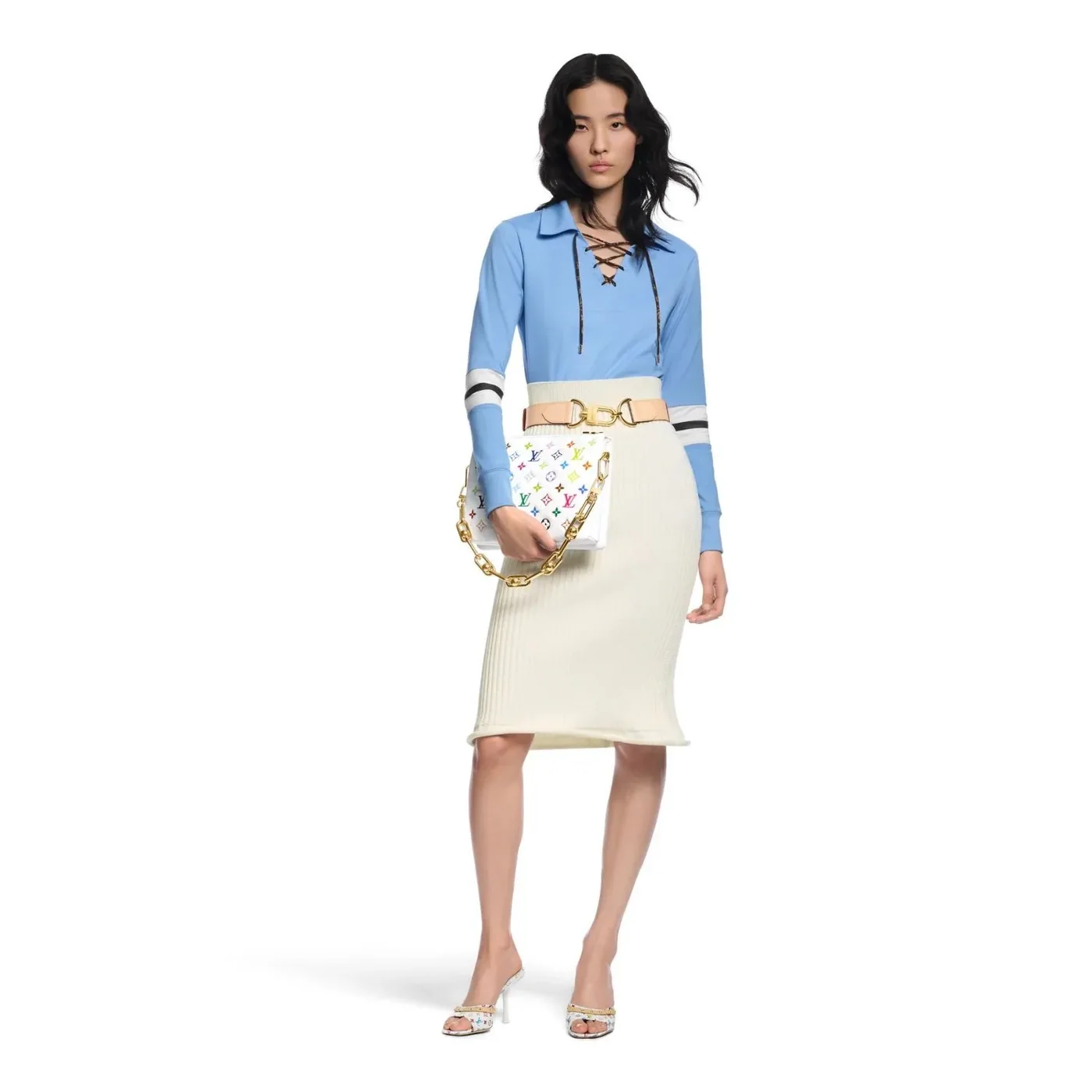 Louis Vuitton LV x TM Coussin PM Shoulder Bag in Multicolored Gold Hardware