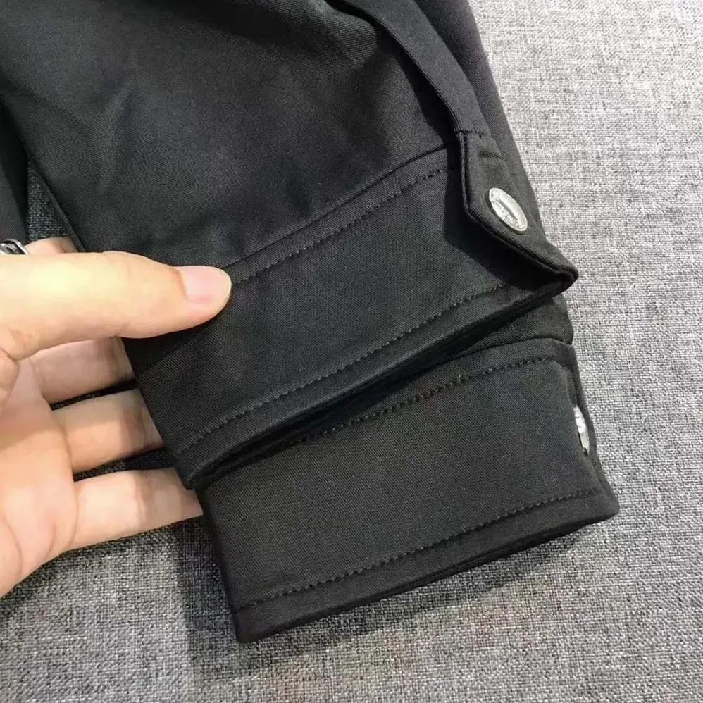 Burberry Gabardine Harrington Jacket for Men in Black Burberry Gabardine Harrington Jacket for Men in Black