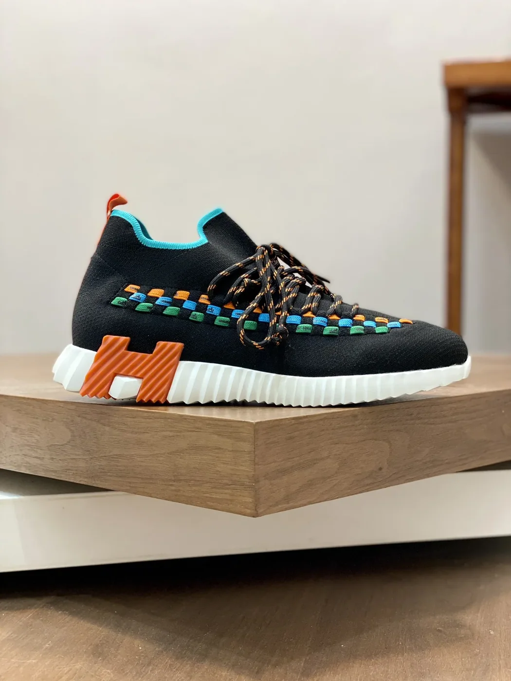 Hermes Sneakers Flex Black And Blue