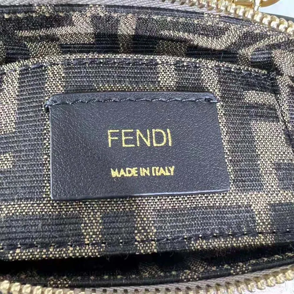 Fendi By The Way Mini Small Boston Bag in Dove Gray Leather for Women