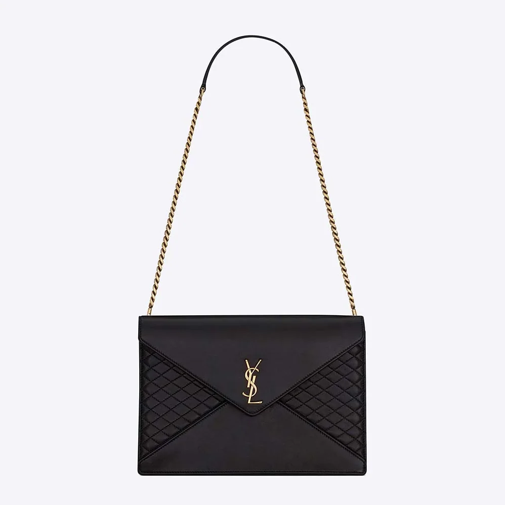 Saint Laurent YSL Chain Bag Gaby in Quilted Lambskin for Women Saint Laurent YSL Chain Bag Gaby in Quilted Lambskin for Women
