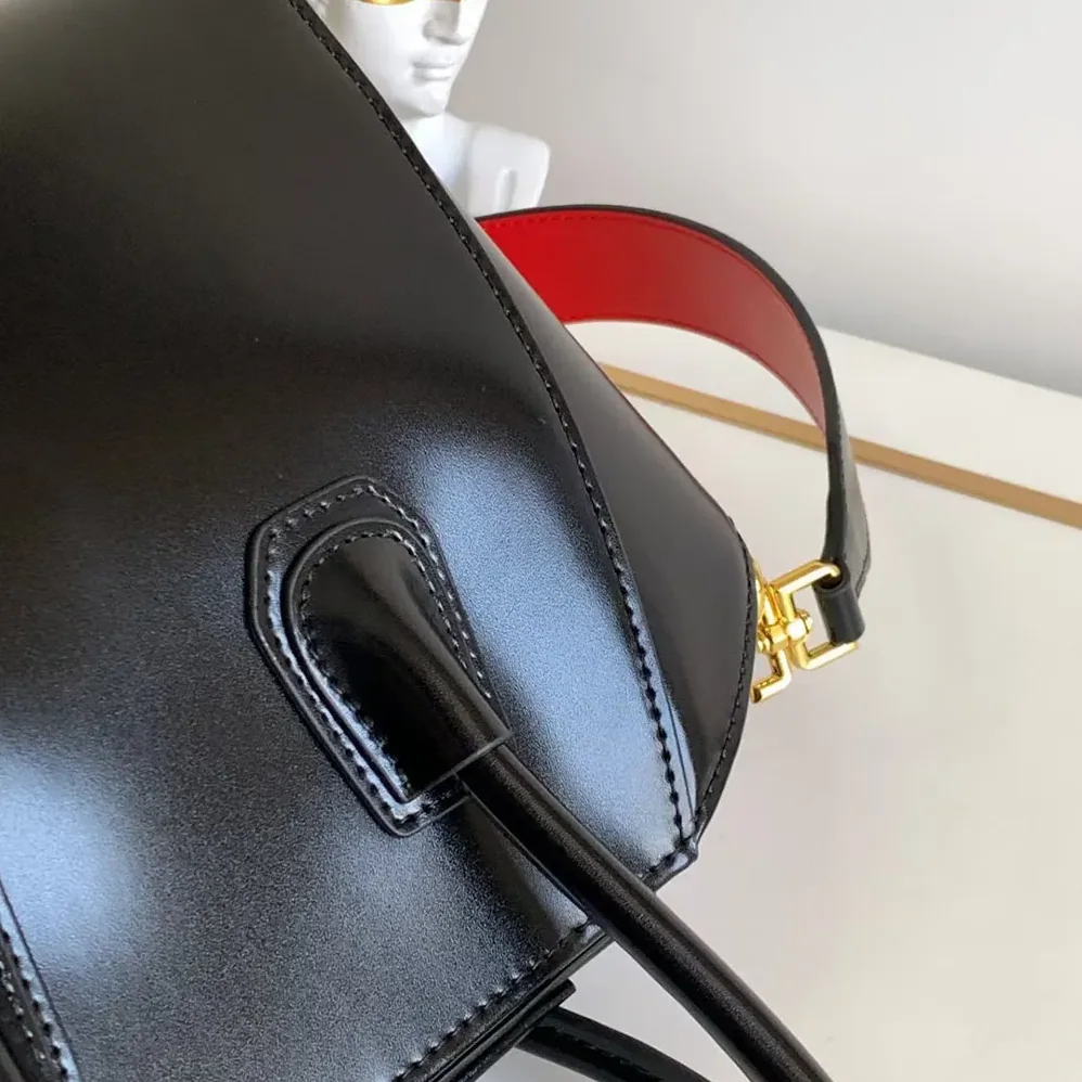 Givenchy Mini Antigona Bag in Box Leather for Women in Black