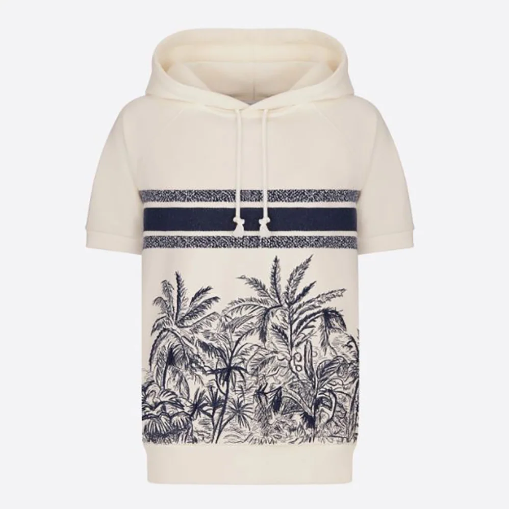 Dior Chez Moi Short for Women in Sleeved Hooded Sweatshirt Dior Chez Moi Short for Women in Sleeved Hooded Sweatshirt