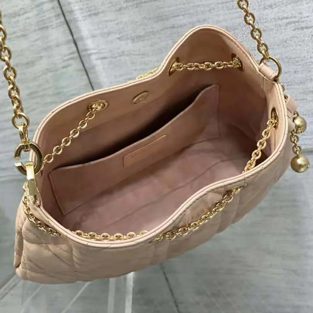 Dior Medium Dior Ammi Bag Sand Pink Supple Macrocannage Lambskin for Women Dior Medium Dior Ammi Bag Sand Pink Supple Macrocannage Lambskin for Women