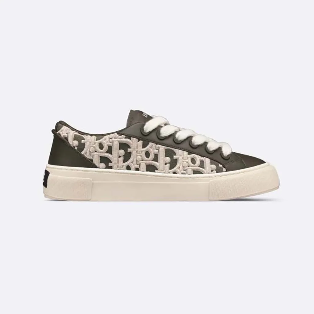 Dior B33 Sneaker – Limited and Numbered Edition Khaki Smooth Calfskin for Men Dior B33 Sneaker – Limited and Numbered Edition Khaki Smooth Calfskin for Men