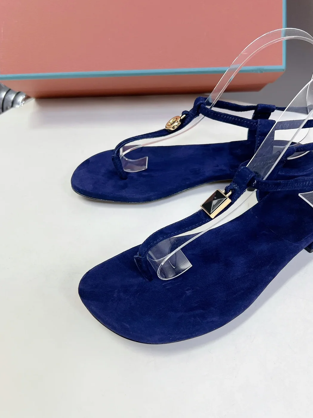 Loro Piana Mindil Sandal Navy Blue – FAO1561