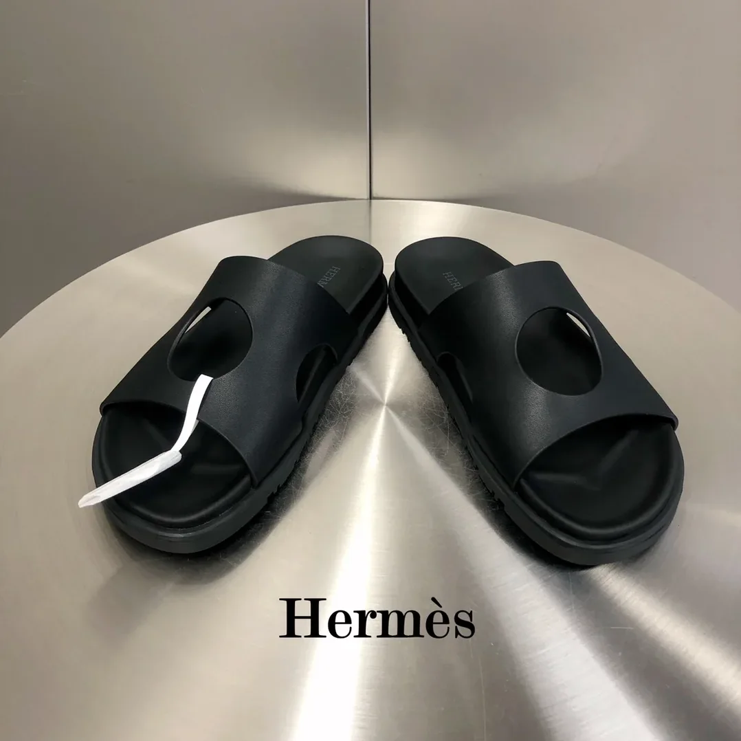Hermes Edith Sandal Black Hermes Edith Sandal Black