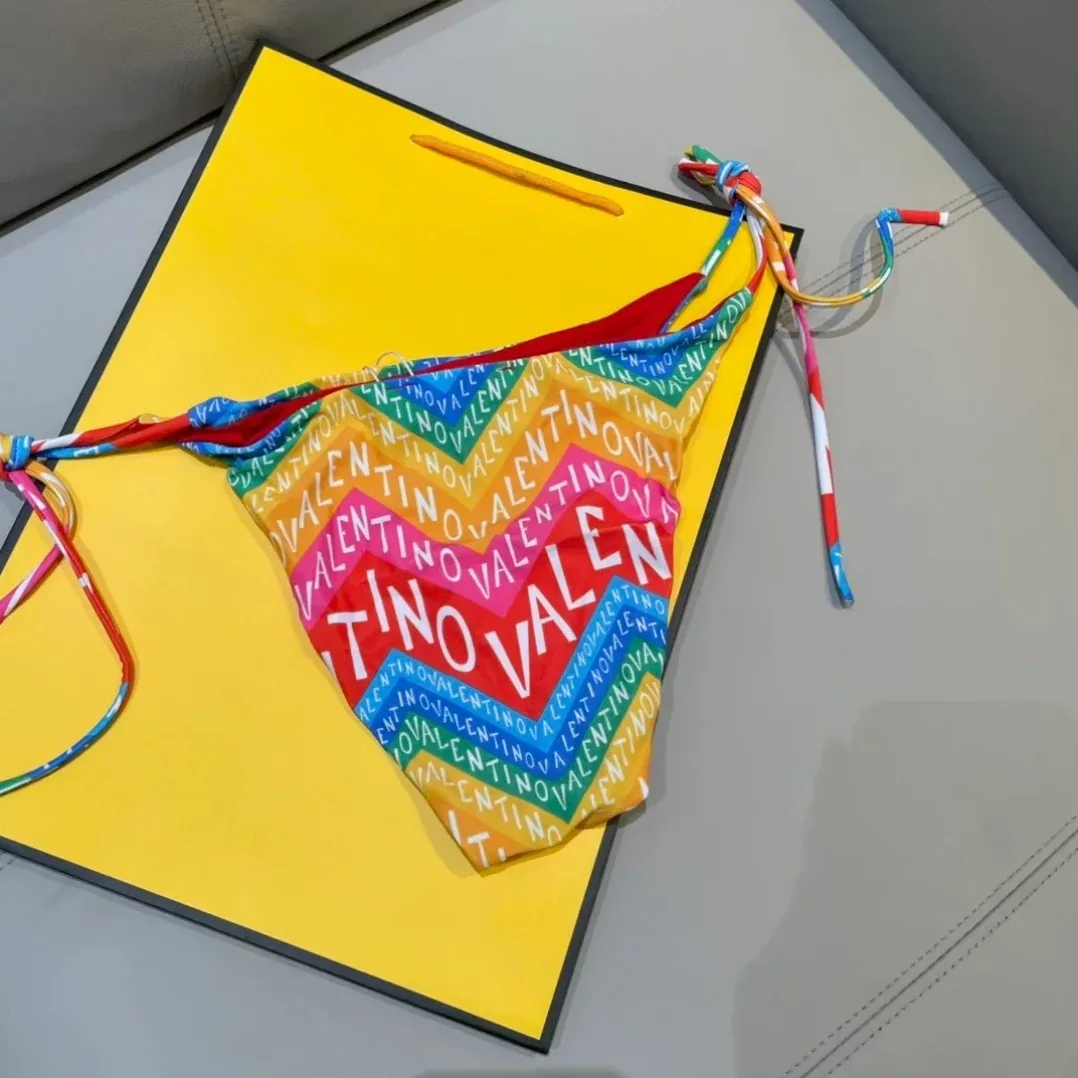 Valentino Chevron Lycra 24 Bikini Multicolor