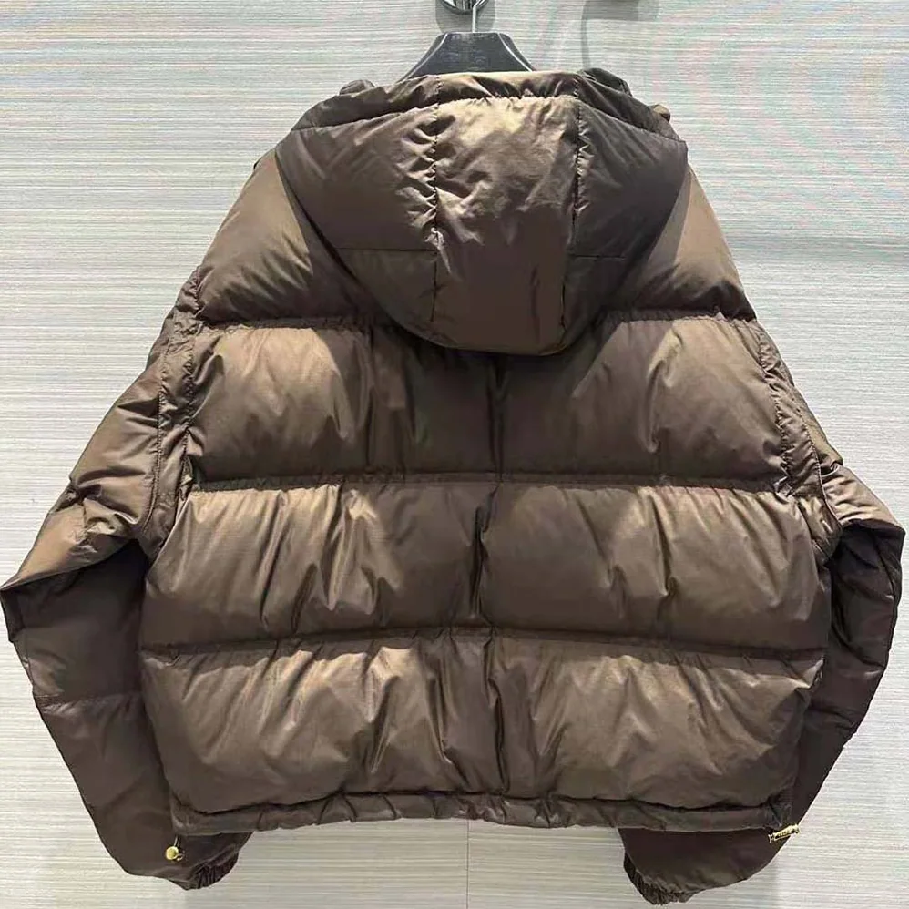 Celine Triomphe Cropped Down Jacket in Lightweight Nylon for Men Celine Triomphe Cropped Down Jacket in Lightweight Nylon for Men