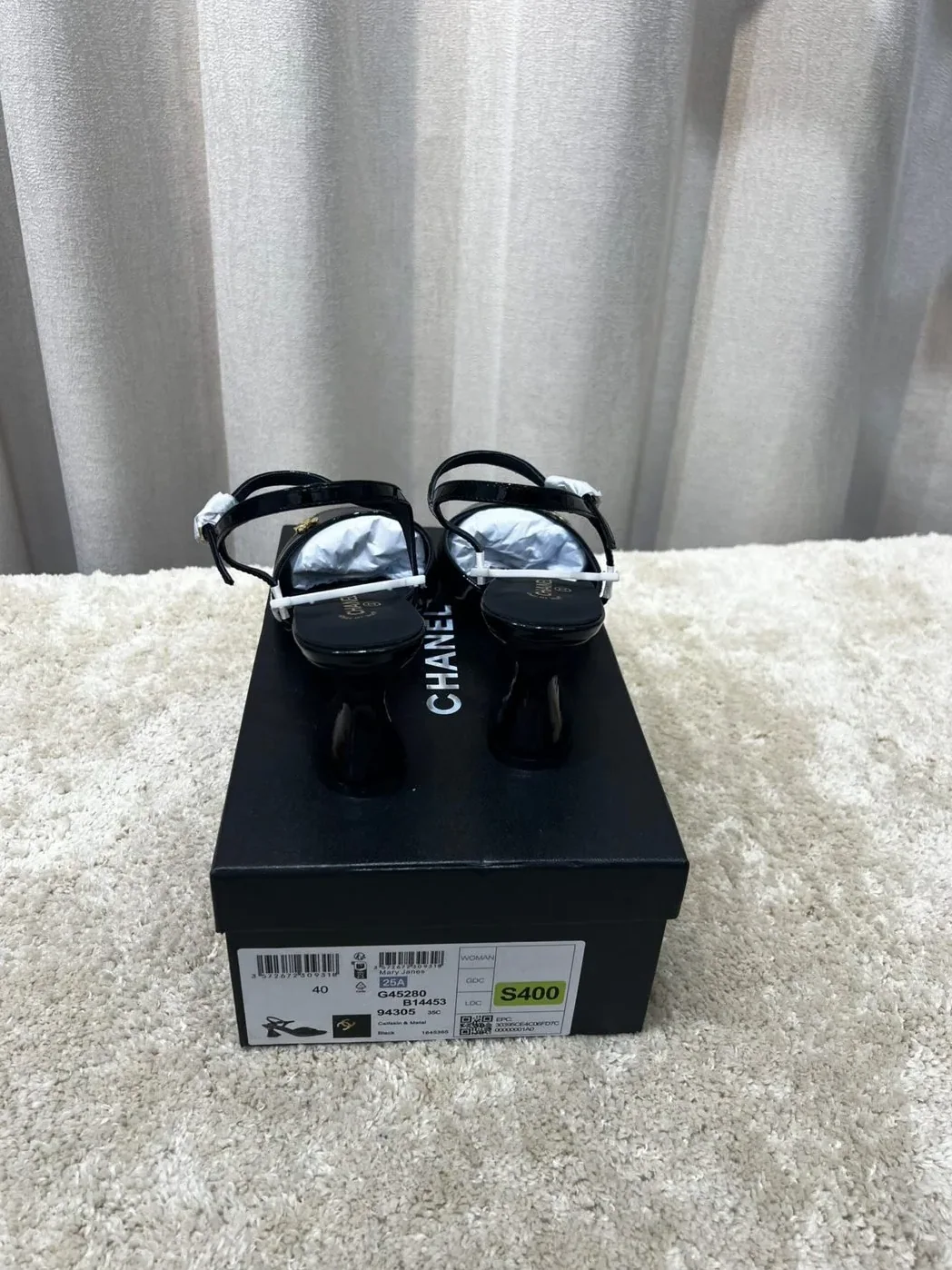 Chanel Sandals Black