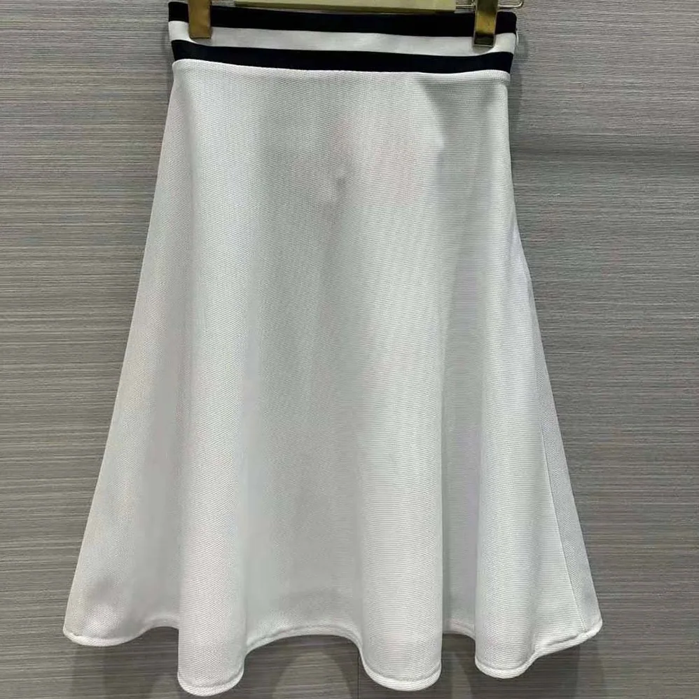 Miu Miu Piqué Skirt with Jacquard Logo for Women