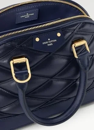 Louis Vuitton Alma BB Bleu Marine Bag - 9.3 Inches/ Louis Vuitton Alma BB Bleu Marine Bag - 9.3 Inches/