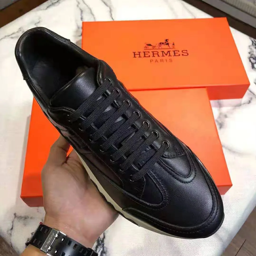 Hermes Trail sneaker in Calfskin for Women in Black Hermes Trail sneaker in Calfskin for Women in Black