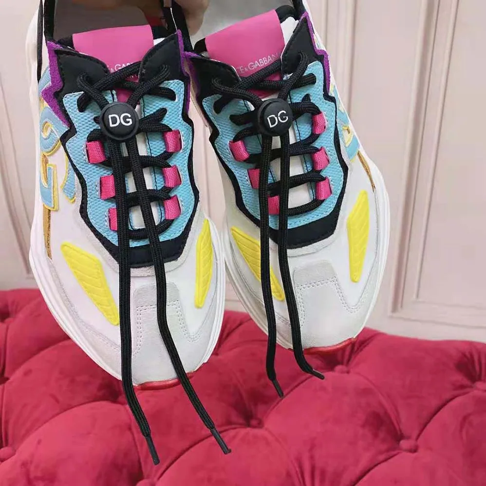 Dolce Gabbana D&G Mixed for Women in materials Daymaster Sneakers Dolce Gabbana D&G Mixed for Women in materials Daymaster Sneakers