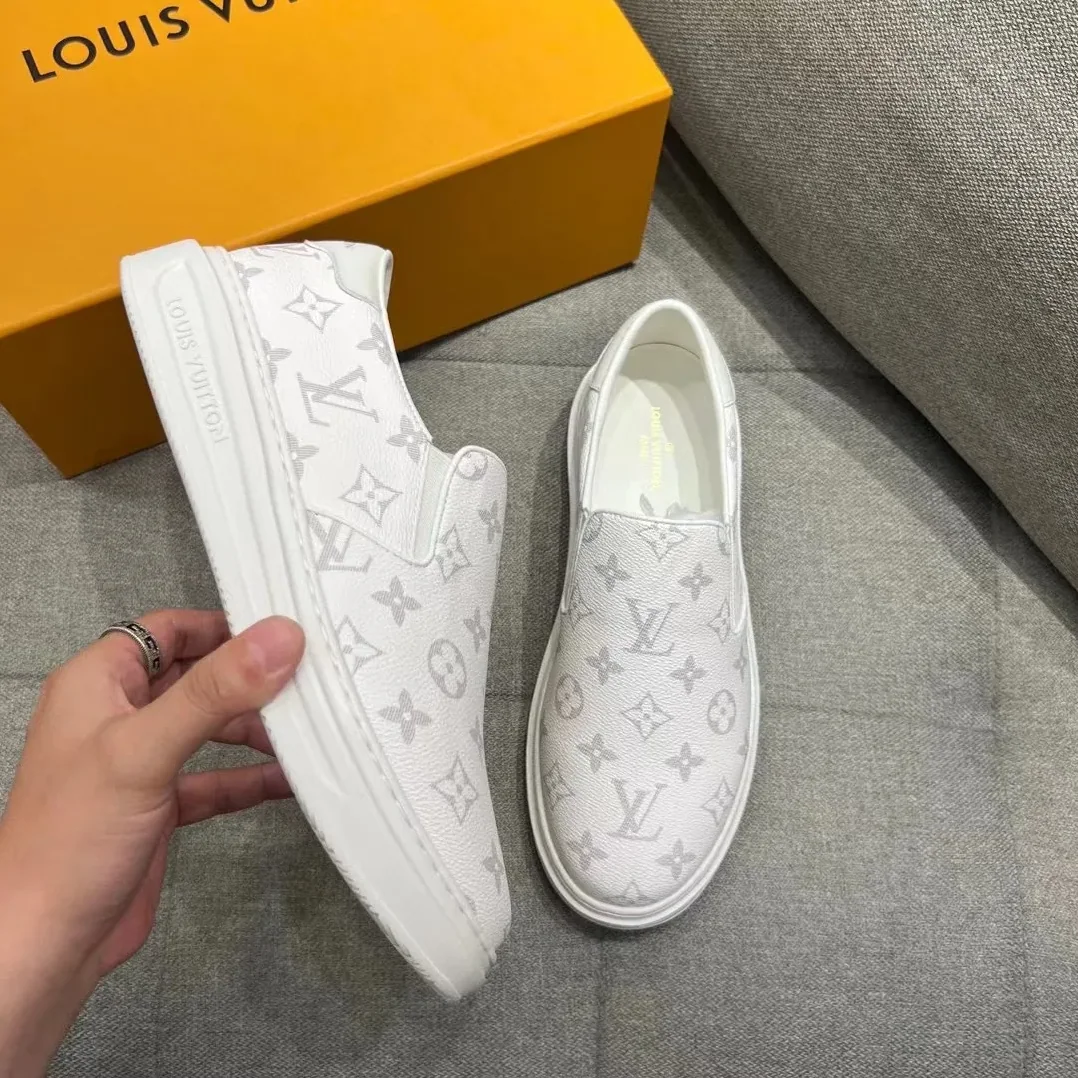 Louis Vuitton Beverly Hills Slip On White