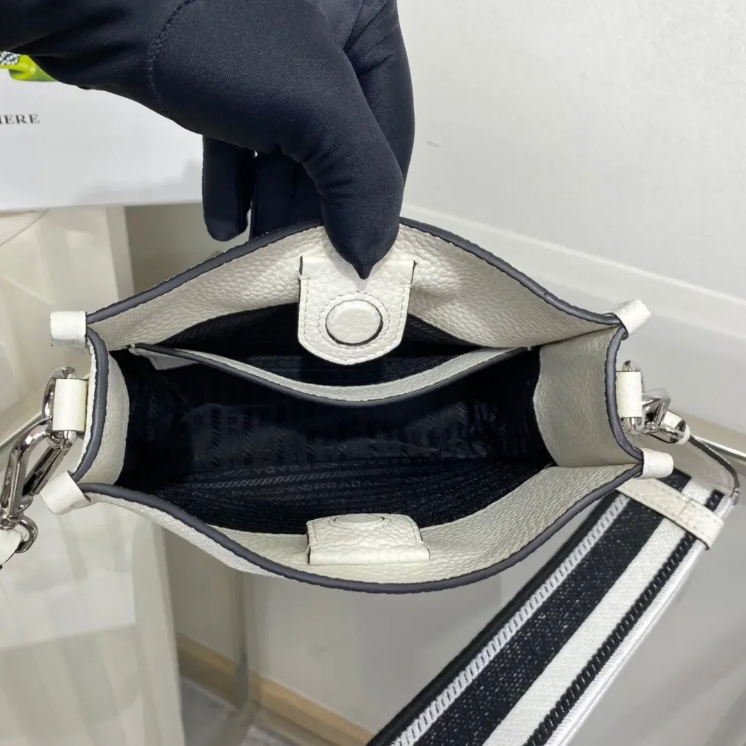 Prada Mini Shoulder Bag White Prada Mini Shoulder Bag White