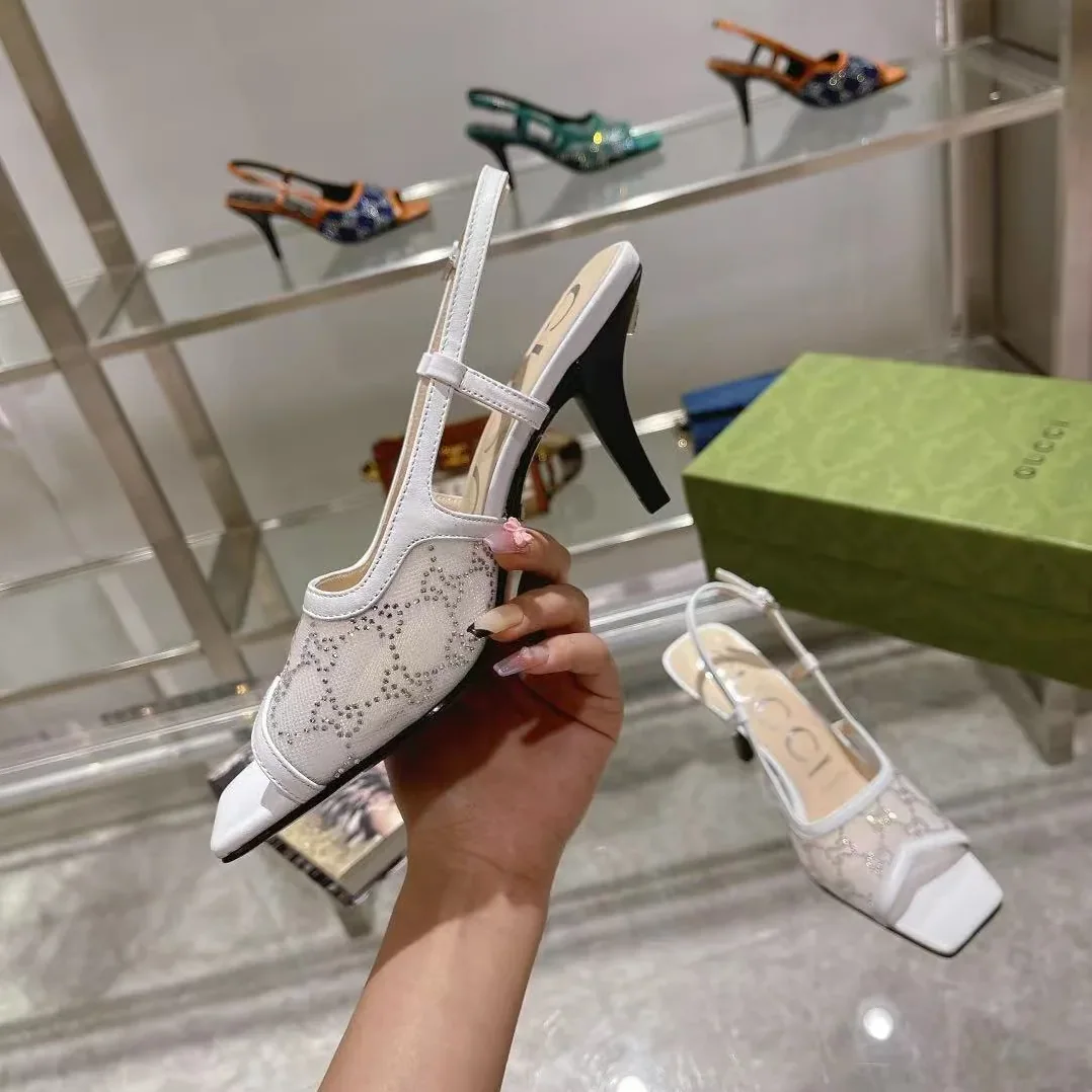 Gucci GG Slingback Mid for Women in Heel Pump Orange Gucci GG Slingback Mid for Women in Heel Pump Orange