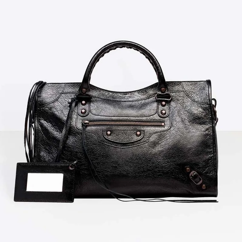Balenciaga Classic City Top Handle and Should Bag in Black Balenciaga Classic City Top Handle and Should Bag in Black