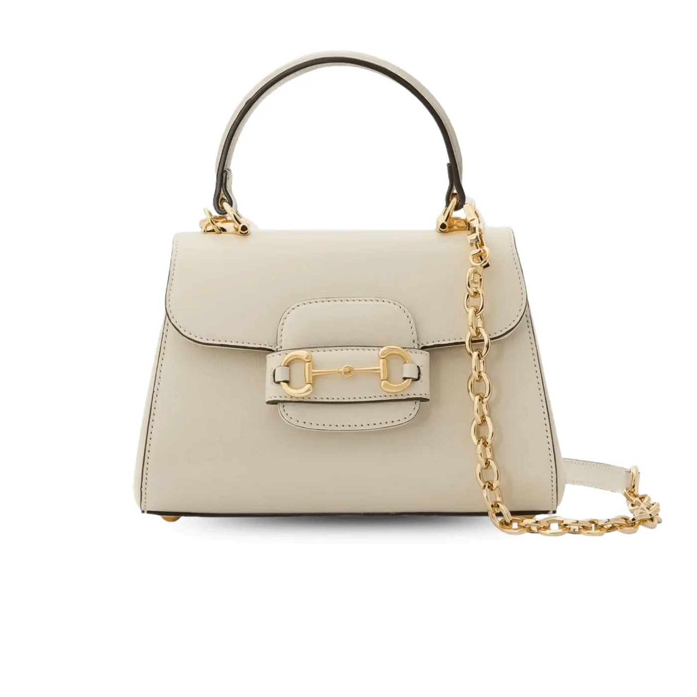 Gucci Horsebit 1955 Mini Shoulder Bag in Brown Gold Hardware