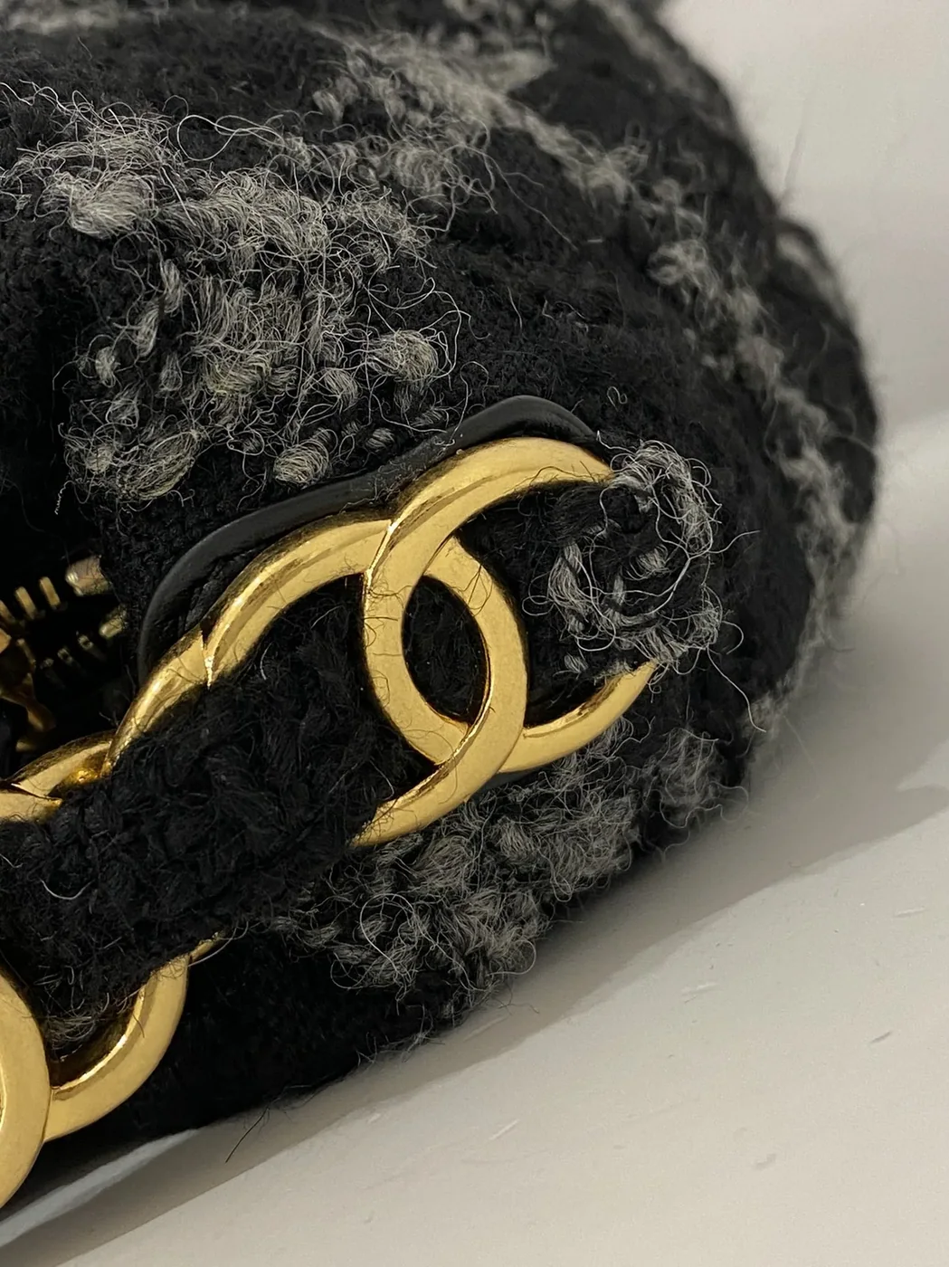 Chanel Maxi Hobo Bag in Black Gold Hardware